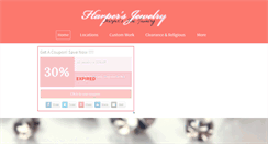 Desktop Screenshot of harpersjewelry.com
